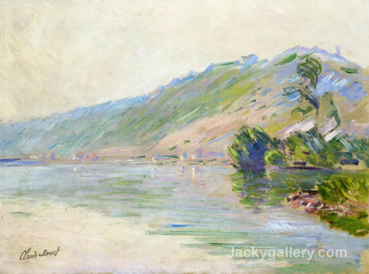 The Seine at Port-Villes, Clear Weather by Claude Monet paintings reproduction